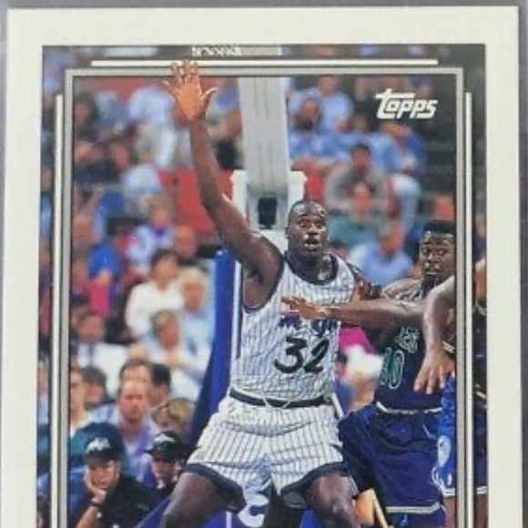 1992-93 SHAQUILLE ONEAL ROOKIE DRAFT PICKS TOPPS #362 MINT !! - Picture 2 of 4